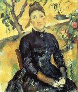 Paul Cezanne Madame Cezanne dans la serre USA oil painting artist